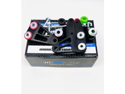 Držáky motoru s gumovým odtlumením – sada, Ducati Desmo 450 (2025–2026), černé