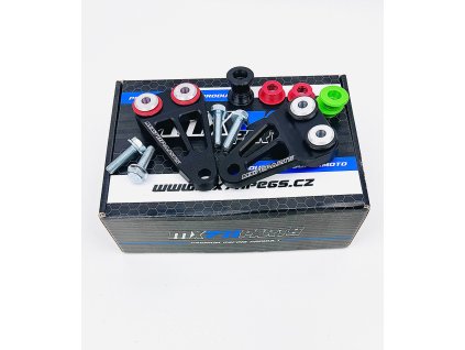 Upper Rubber-Isolated Engine Mounts – Ducati Desmo 450 (2025–2026) black