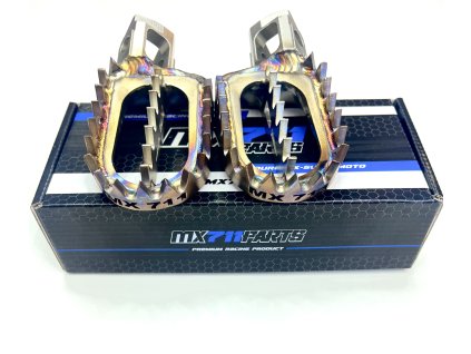 Stupačky nerezové  KTM Husqvarna Gasgas  85-125-250-350-500 2016-2022 MX711PEGS EVOLUTION