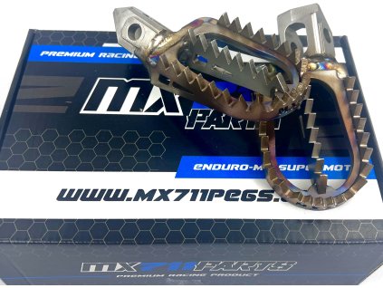 Stupačky nerezové  KTM Husqvarna Gasgas SX 50 / 65 /85 MX711PEGS EVOLUTION