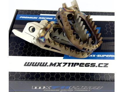 Stupačky nerezové  Honda cr/crf  125/250/450  2002-2020 MX711PEGS Evolution