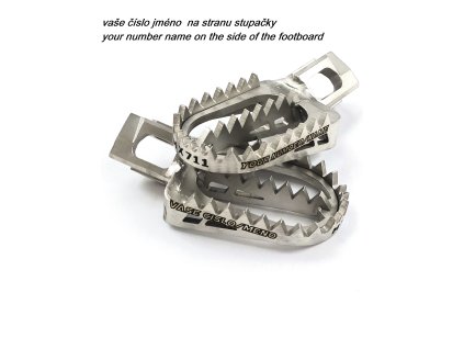 Stupačky nerezové KTM Husqvarna 2023 125-250-350-450 MX711PEGS EVOLUTION