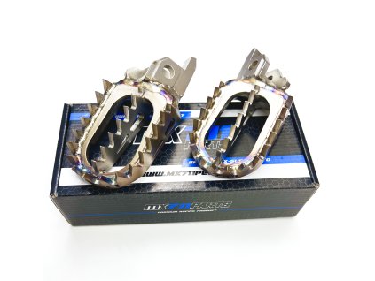 Pegs stainless steel Honda  CR-F 2021-2026 MX711PEGS Evolution