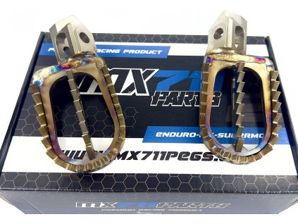 Stupačky nerezové KTM SX/SX-F/EXC/EXC-F85/525RV:1996-2015 MX711Pegs Evolution