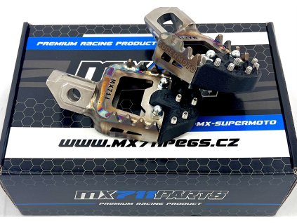Stupačky nerezové SM KTM SX-F SM-F 2023- 2024 MX711PEGS STORM SUPERMOTO