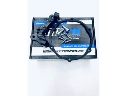 Radiální adaptér brzdy černý – 4-pístkový třmen (100 mm) – 320 mm kotouč – KTM / Husqvarna / GASGAS