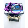 Radial Brake Adapter & 4-Piston Brembo Caliper Kit (100 mm) – Purple – 320 mm Disc – KTM / Husqvarna / GASGAS