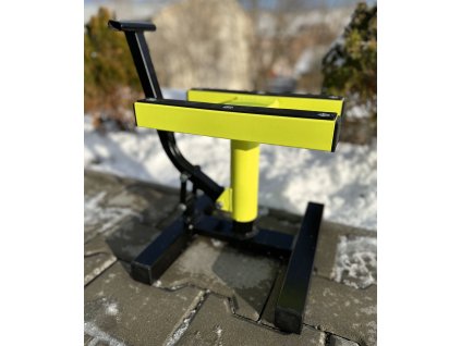 Stojan na motorku MX standard žlutý-neon