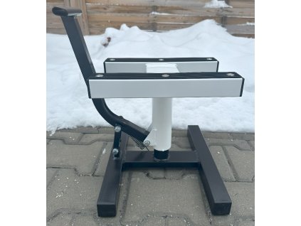 Stojan na motorku MX standard bílý