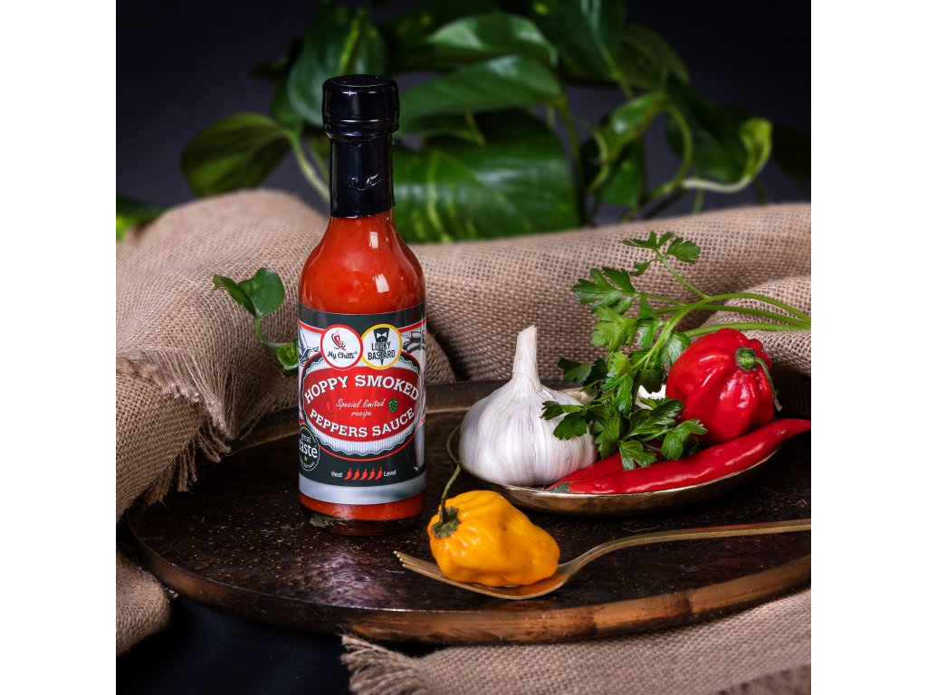 hoppy smoked peppers sauce
