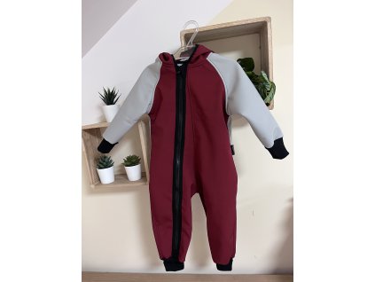 Softshellová kombinéza BORDO S ŠEDOU 74/80