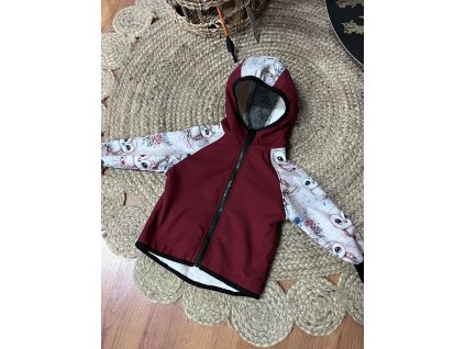 Softshellová bunda s beránkem