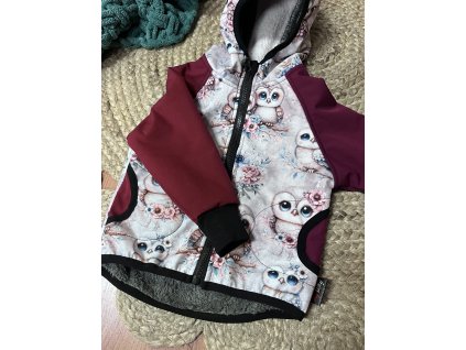 Softshellová bunda s beránkem