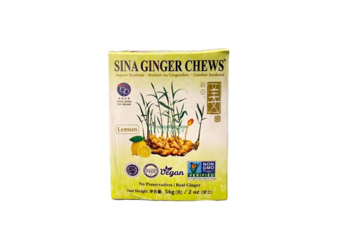 Sina Ginger Citron Candy 56g