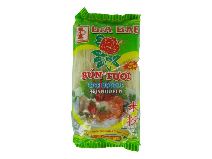 Gia Bao ryzove nudle vlasove 1 mm 500g