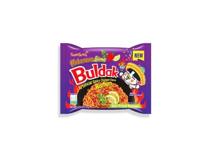 SAMYANG BULDAK HABANERO LIME CHICKEN FLAVOR SPICY 135G KOR