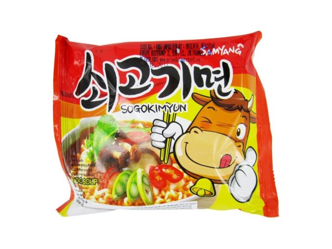 Samyang instatni nudlova polevka Sogogimyun s prichuti hovezi 120g