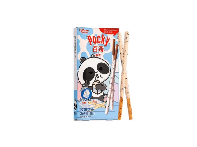 38040 glico pocky animal panda milk cookies 35g chn
