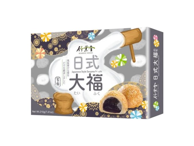 bamboo house mochi sesame 210g