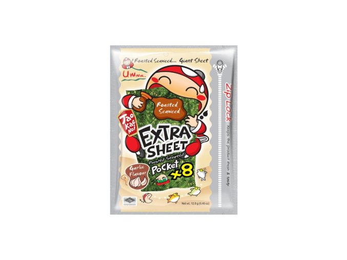 45888 1 tao kae noi extra sheet seaweed garlic flavour 12 8g tha