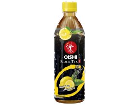 oishi black tea lemon 500ml