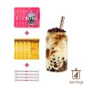 Os Bubble Instant Marbling Boba Kit Brown Sugar 4x60ga
