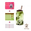 Os Bubble Instant Marbling Boba Kit Matcha 4x60ga