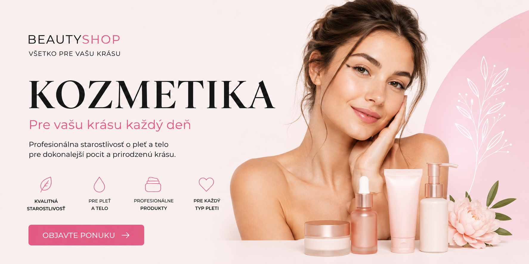Kozmetika – profesionálna starostlivosť o pleť a telo | BEAUTYSHOP