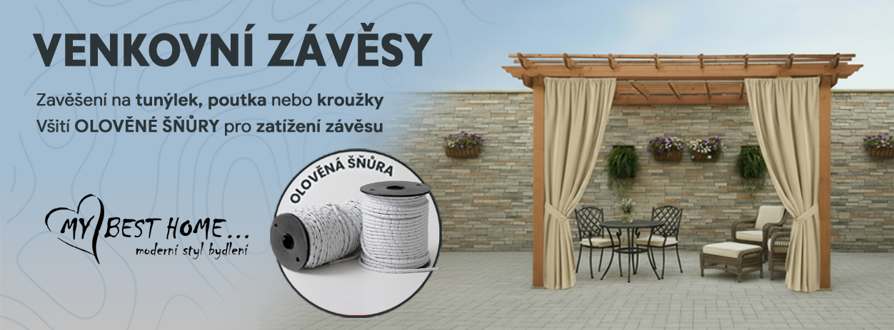 Proč je zátěžová šňůra důležitá pro venkovní závěsy?