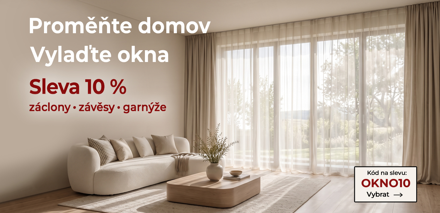 Vylaďtě okna se slevou 10 %