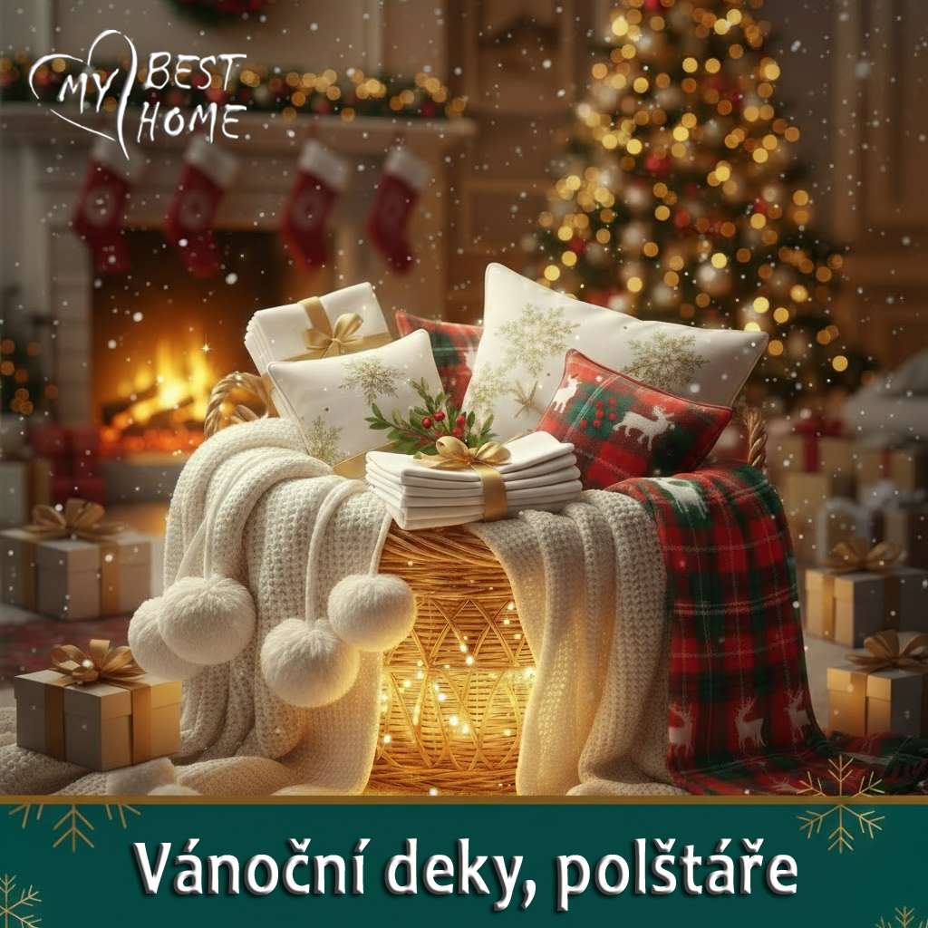 vanocni polstare a deky