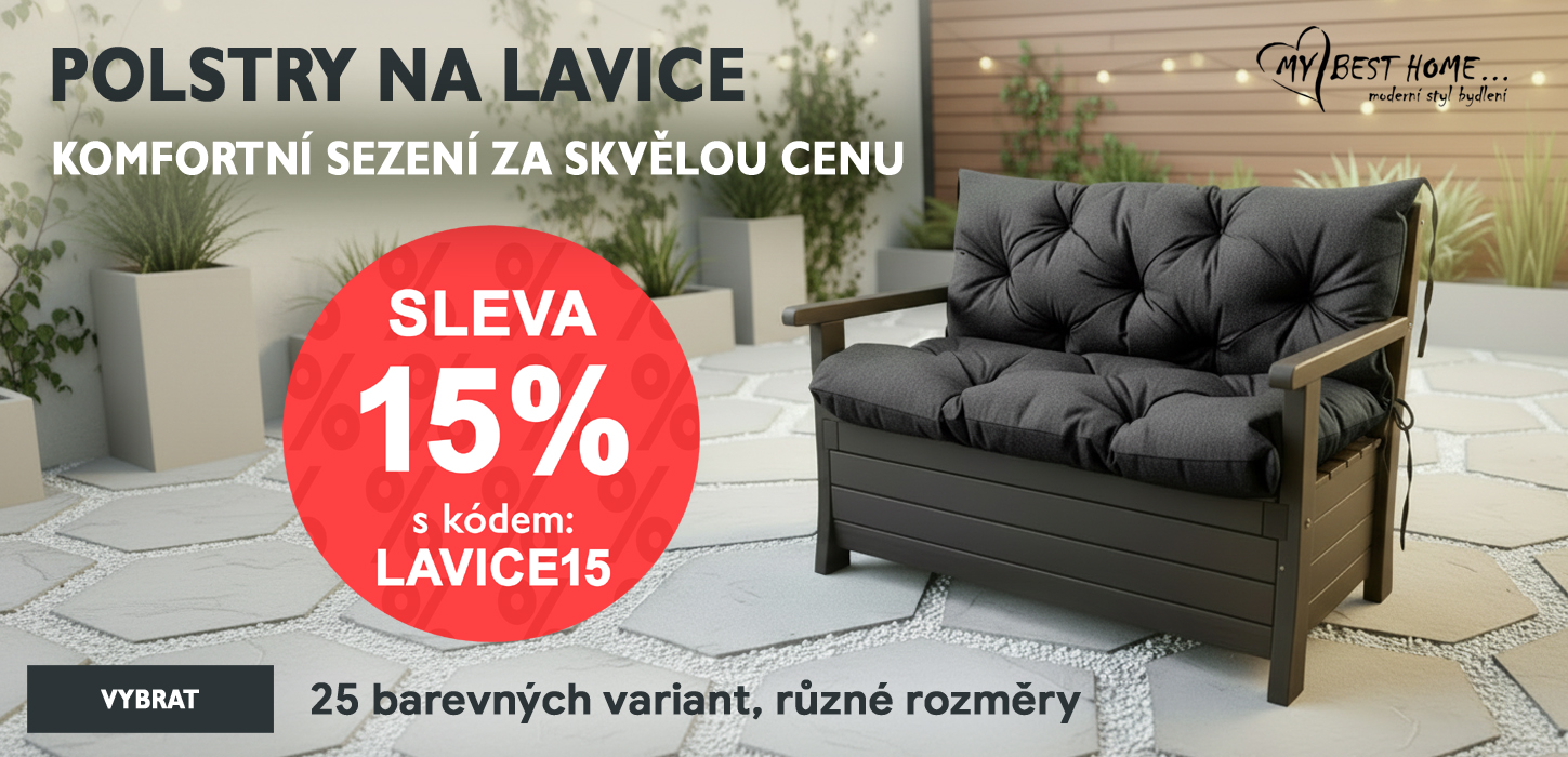 Lavicové sezení 15% sleva