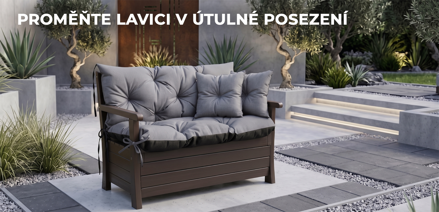 POLSTRY na lavicové sezení