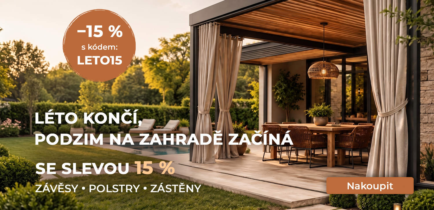 Léto končí, podzim začíná. 15% sleva
