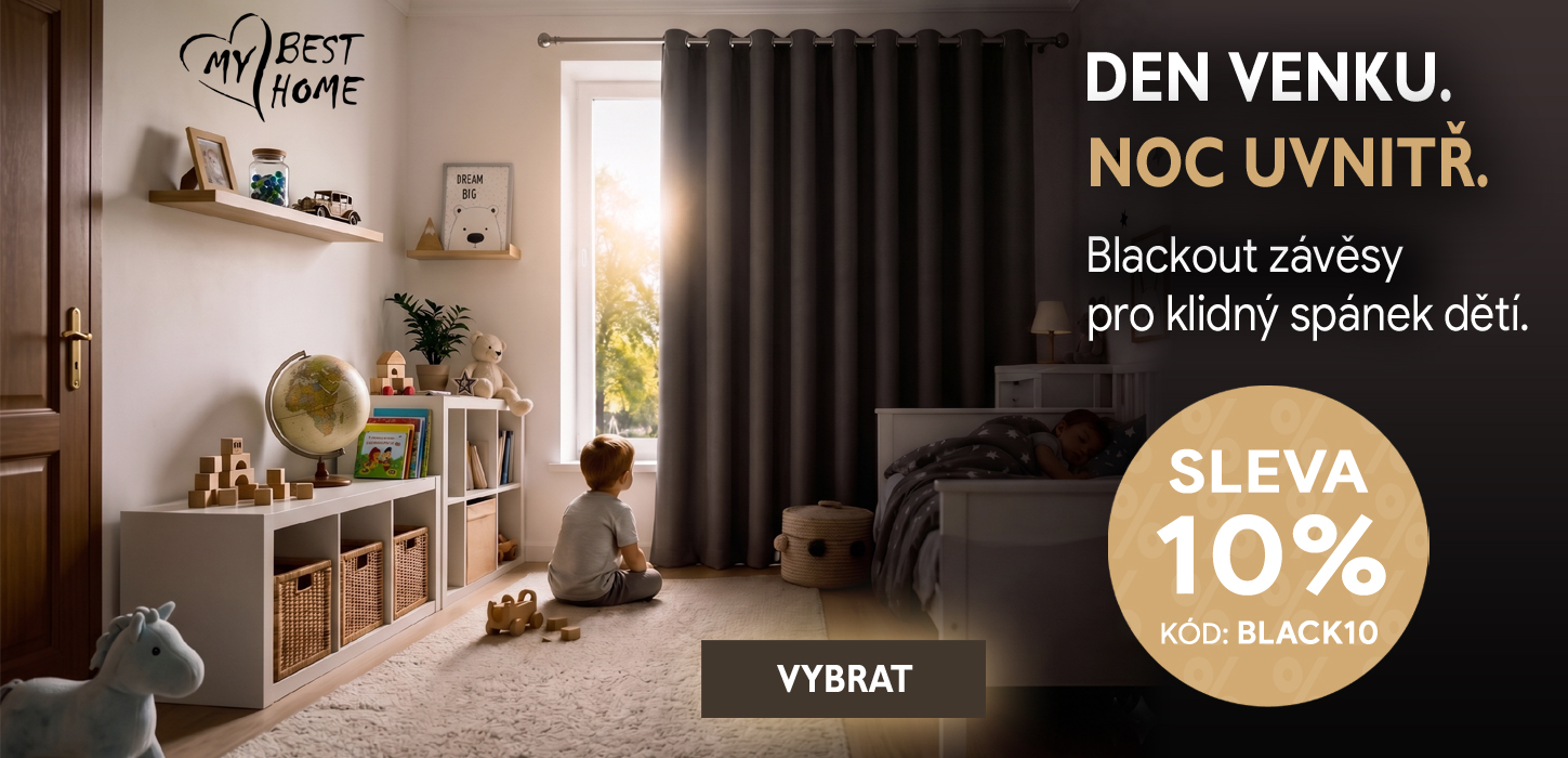 Blackout závěsy sleva 10%