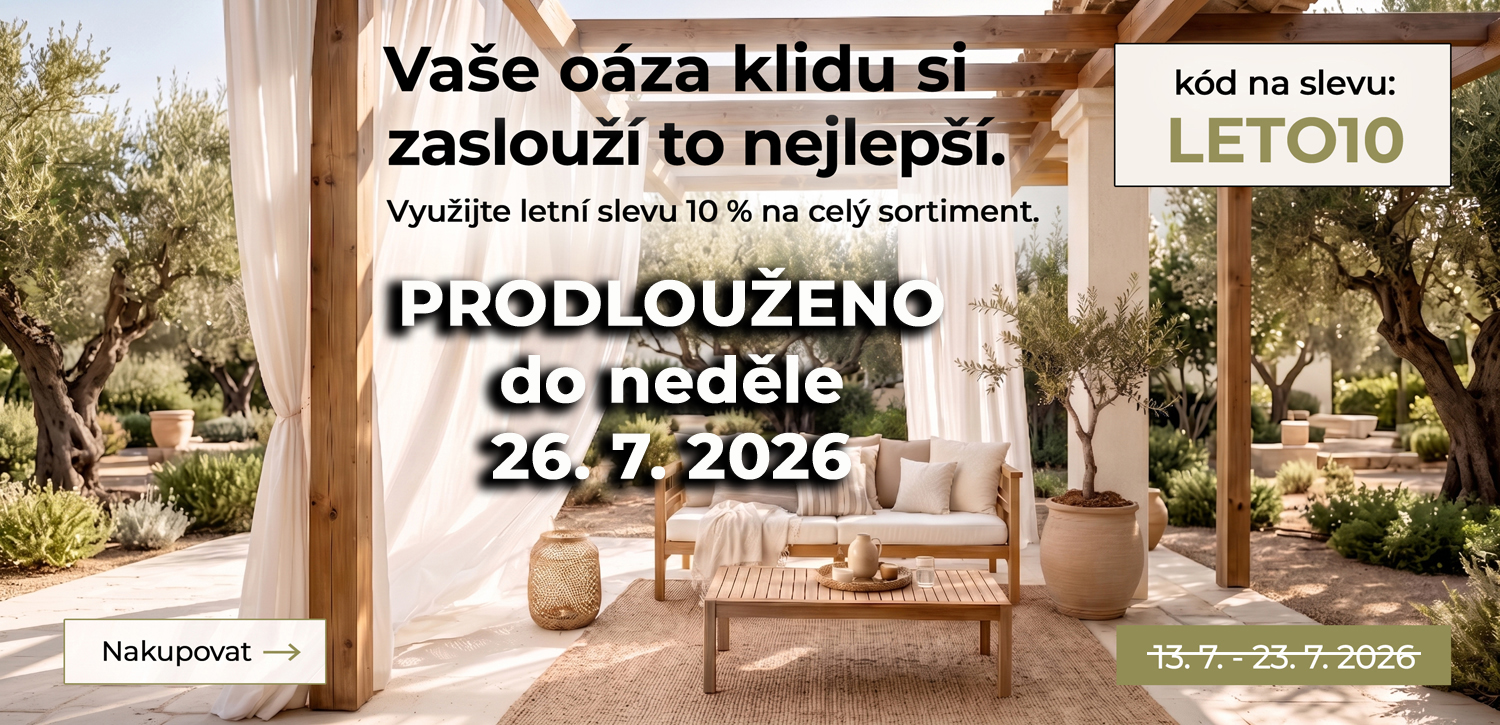 Letní sleva na celý sortiment 10%