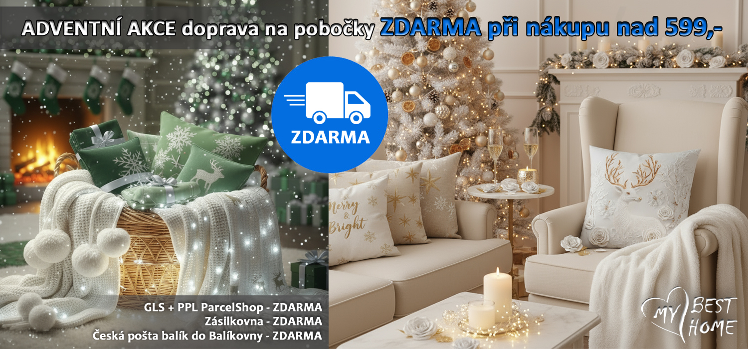 MyBestHome doprava zdarma na pobočky