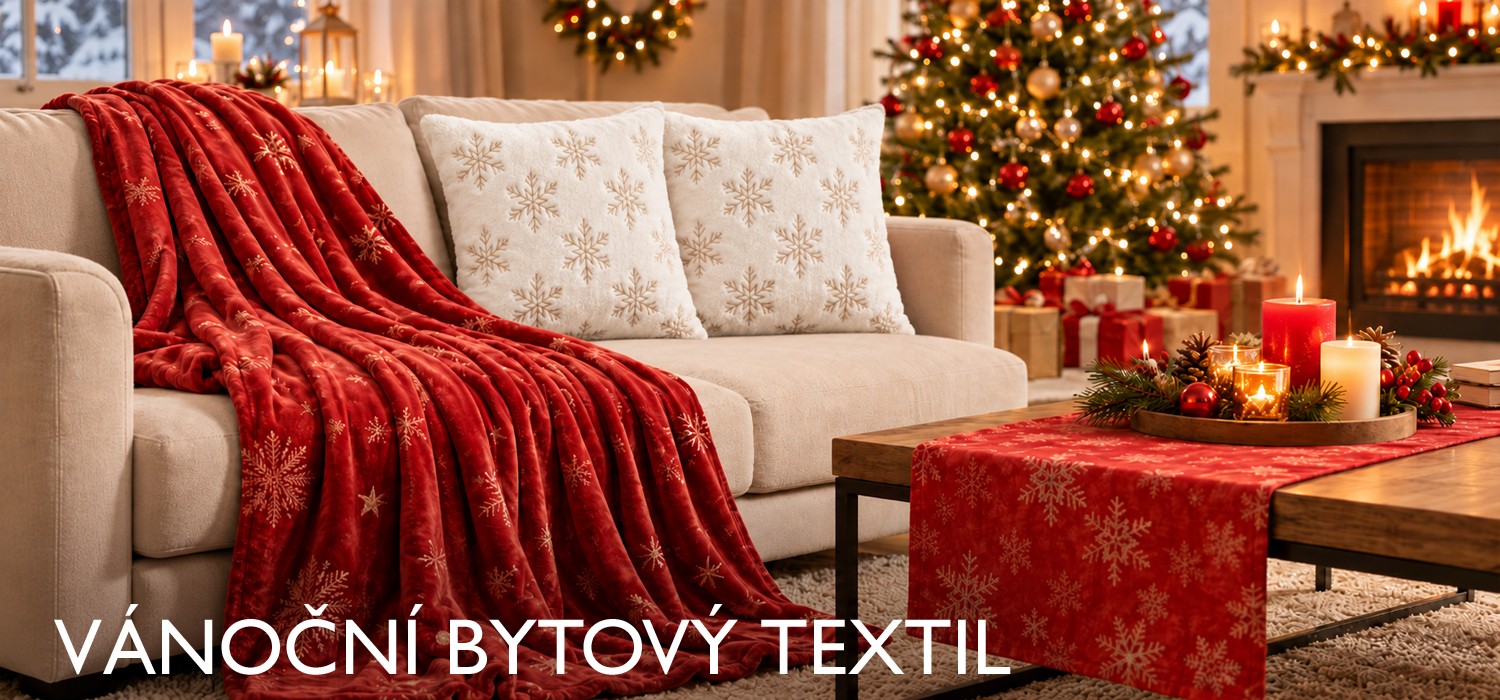 VÁNOČNÍ BYTOVÝ TEXTIL