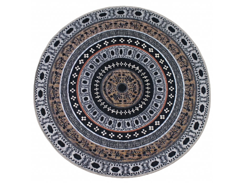 Venkovní vzorovaný koberec BORNEO 5314 - 4 Ø 120 cm Mybesthome