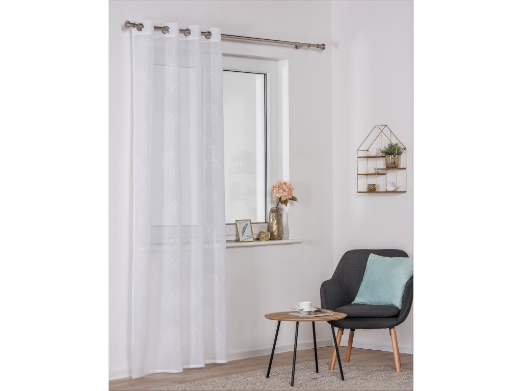 Dekorační luxusní záclona SALAL bílá 140x245 cm MyBestHome