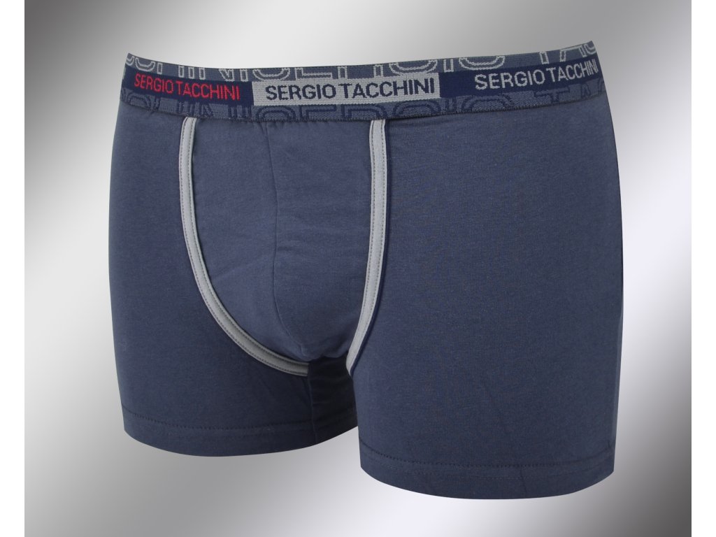 Pánské vzorované boxerky 18436 indaco Sergio Tacchini