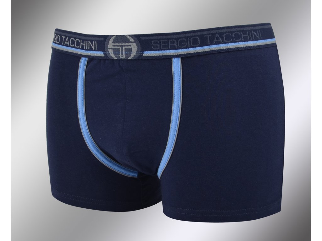 Pánské vzorované boxerky 18421 blu Sergio Tacchini