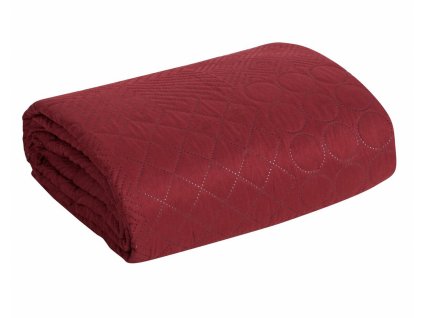 Přehoz na sedačku - pohovku - postel BONITA červená