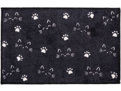 Kusový koberec - kobereček CAT I. černá 40x60 cm Multidecor