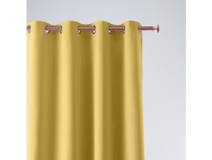 Dekorační závěs EASY 99 mustard/hořčicová 140x250 cm MyBestHome