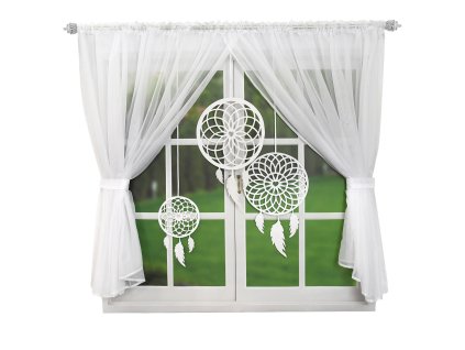 Dekorační LAPAČ SNŮ bílá 41x118 cm MyBestHome