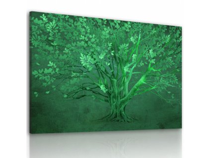 Obraz na plátně GREEN TREE různé rozměry Ludesign