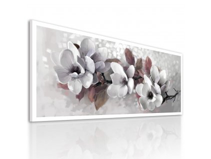 Obraz na plátně MAGNOLIA B 120x50 cm Ludesign