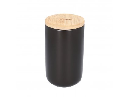 DOWAN | keramická dóza s bambusovým víkem | 10x17 cm | ALL 991435