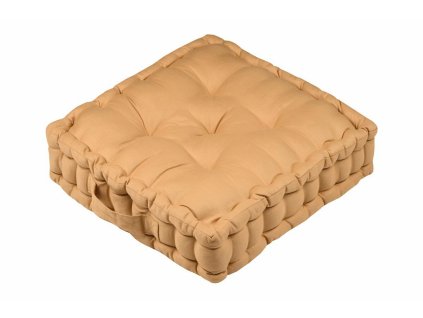 Sedací polštář na zem OXFORD mustard/hořčicová 45x45 cm France